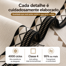 [Leve 2, Pague 1] Capa para Sofá Roman 100% Algodão com Design Elegante e Atemporal + BRINDE: 2 Almofadas