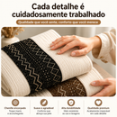 [Leve 2, Pague 1] Capa para Sofá Roman 100% Algodão com Design Elegante e Atemporal + BRINDE: 2 Almofadas