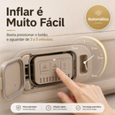 [Leve 2, Pague 1] Colchão Inflável King Portátil com Revestimento Triplo Antirrasgos + BRINDE: Bomba de Ar Elétrica