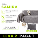 [Leve 2, Pague 1] Capa Completa para Sofá Samira em Algodão + 2 Brindes: Capas para Almofadas