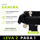 [Leve 2, Pague 1] Capa Completa para Sofá Samira em Algodão + 2 Brindes: Capas para Almofadas